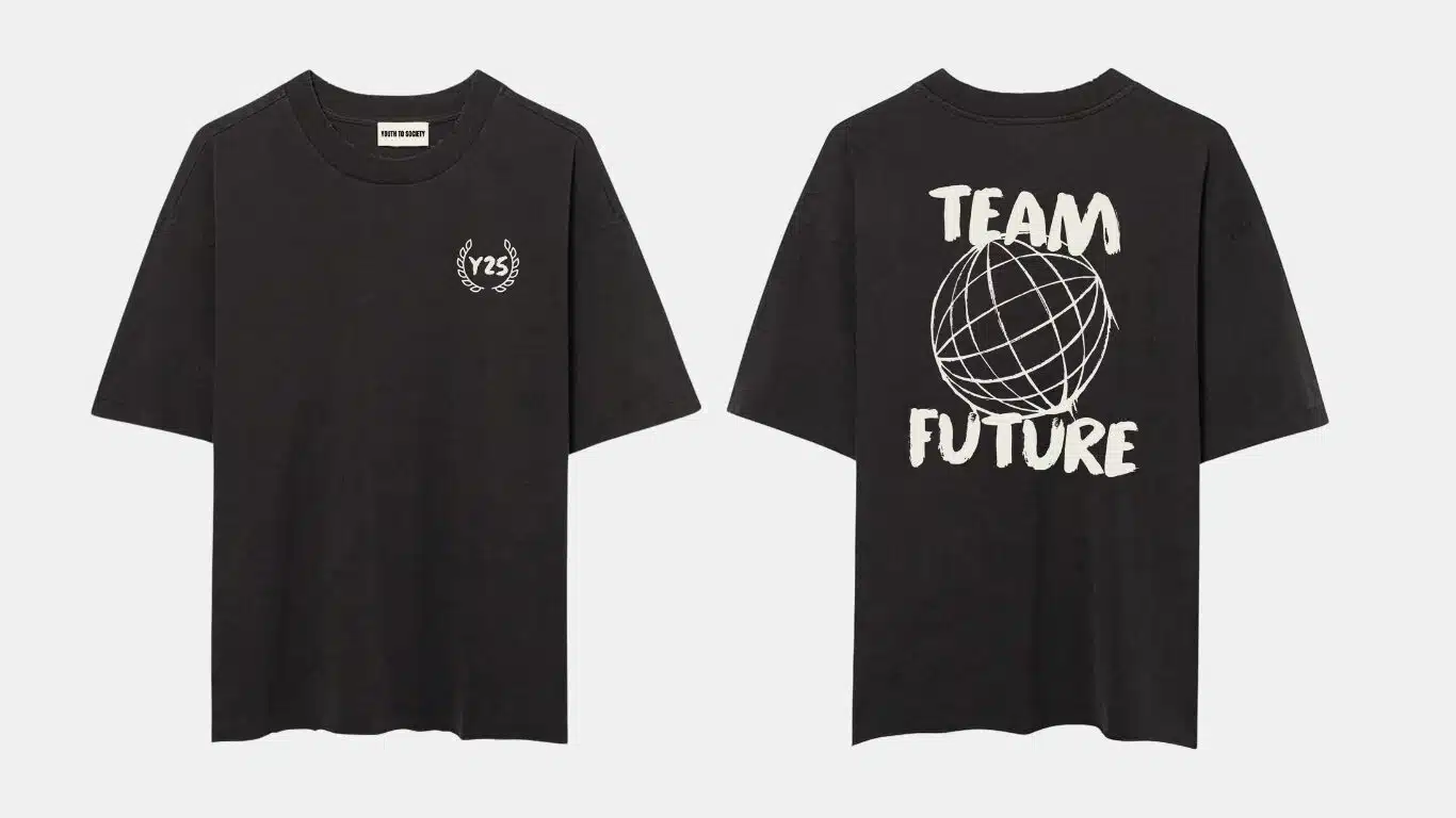 image of a graphic tee Youth To Society Team Future Tee